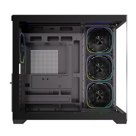 BitFenix BFC-ZAA85KKGKK-4A Zaah Bilgisayar Kasası - Siyah, 850W Bronze PSU, 4x ARGB Fan, ATX, 7 PCIe Yuvası