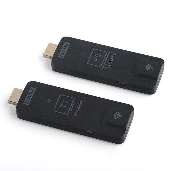 Dark DK-HD-WHDMINI Mini Kablosuz HDMI Görüntü Aktarım Kiti - Full HD 1080p, Wi-Fi, 30 Metreye Varan İletim