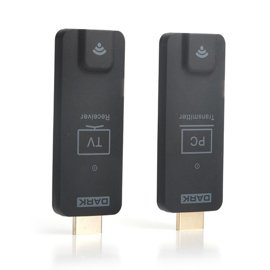 Dark DK-HD-WHDMINI Mini Kablosuz HDMI Görüntü Aktarım Kiti - Full HD 1080p, Wi-Fi, 30 Metreye Varan İletim