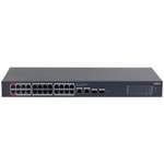 Dahua CS4228-24GT-240 Yönetilebilir Gigabit PoE Ağ Anahtarı - 24 Port, 240W PoE, 2xSFP, Rackmount Metal Kasa