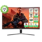 Gamepower VIVID-T50 Vivid T50 27 inç Curved VA Gaming Monitör - FHD, 200 Hz, 0.5 ms, 1500R, RGB, Hoparlör