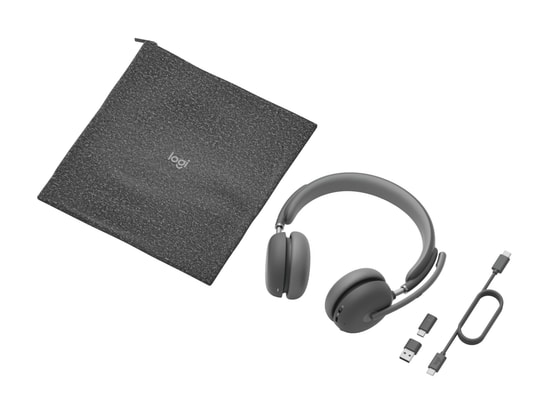 Logitech Zone Wireless 2 UC Siyah Kablosuz Kulaklık (981-001311) - ANC, 40 mm Sürücü, Bluetooth 5.2, USB-C