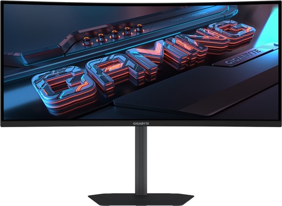 Gigabyte GS34WQCA 34" VA Panel 1500R Kavisli Monitör - 3440x1440 WQHD, 120Hz, 1ms, HDR10, 300 cd/m, Siyah