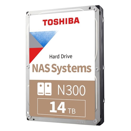Toshiba N300 MN11ACA14TS 14TB 3.5" SATA 3 NAS Hard Disk - 7200RPM, 1024MB Cache, 7/24 NAS Kullanımı, N300 Serisi