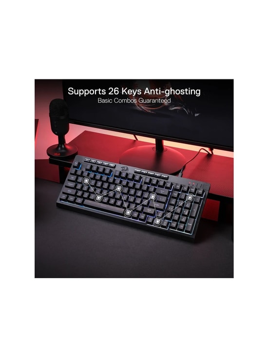 Redragon K515 Pro Shiva RGB Siyah Klavye (K515-PRO-SHIVA-RGB-SIYAH) - Türkçe Q, Kablosuz, RGB, Type-C, 98 Tuş