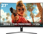 Gamepower VIVID-V80 Vivid V80 27 inç Curved VA Gaming Monitör - FHD, 300 Hz, 0.5 ms, RGB, 1500R, Hoparlör