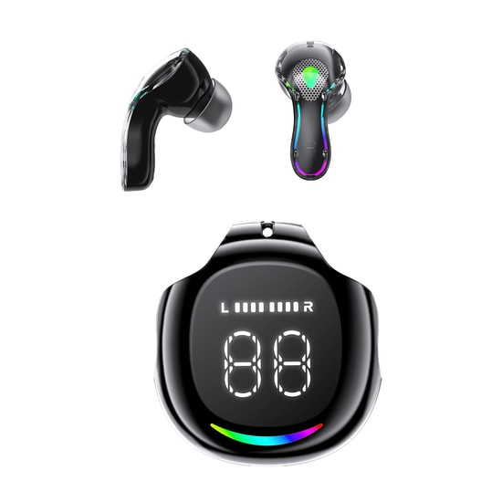 Nettech NT-BTH27-SIYAH Kulakiçi Bluetooth Kulaklık - Bluetooth 5.0, 10 m Menzil, Mikrofonlu, Dokunmatik Kontrol