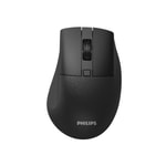 Philips SPK7528B Siyah Kablosuz Bluetooth Optik Mouse - 2.4 GHz, 1600 DPI, 5 Tuşlu, Sessiz Tıklama, 24 Ay Garanti