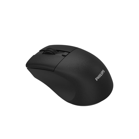 Philips SPK7528B Siyah Kablosuz Bluetooth Optik Mouse - 2.4 GHz, 1600 DPI, 5 Tuşlu, Sessiz Tıklama, 24 Ay Garanti
