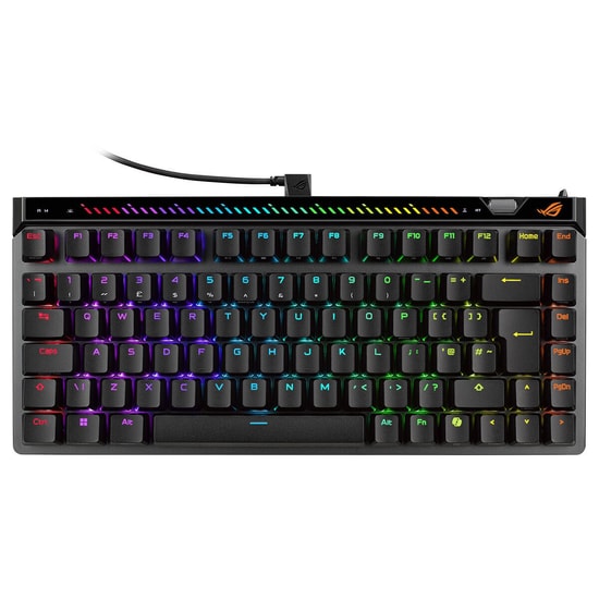 Asus ROG FALCHION ACE 75HE BK V2 M705 Kablolu Oyuncu Klavyesi - İngilizce Q, USB, RGB, Mekanik, %75, Siyah