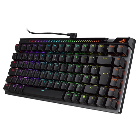 Asus ROG FALCHION ACE 75HE BK V2 M705 Kablolu Oyuncu Klavyesi - İngilizce Q, USB, RGB, Mekanik, %75, Siyah