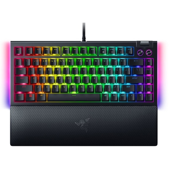Razer RZ03-05000400-R3E1 BlackWidow V4 %75 Kablolu Mekanik Oyuncu Klavyesi - US Q, Siyah, RGB, Tactile Switch