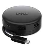 Dell Pro 7-in-1 DA326 USB-C Travel Hub - 4K 60Hz HDMI, USB-C, USB-A, RJ45 Gigabit Ethernet Adaptör