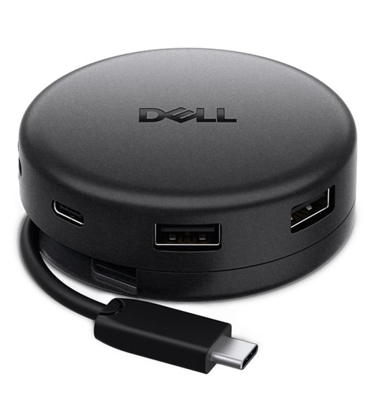 Dell Pro 7-in-1 DA326 USB-C Travel Hub - 4K 60Hz HDMI, USB-C, USB-A, RJ45 Gigabit Ethernet Adaptör