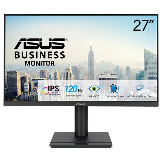 Asus VA279QGSE 27" Full HD 120Hz 1ms IPS Pivot Monitör - 350nit, DP, HDMI, VGA, USB 3.2, Hoparlör, FlickerFree, GamePlus