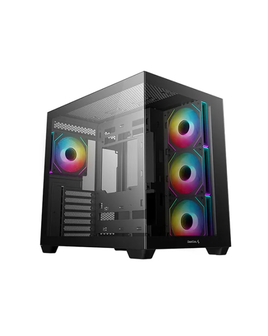 Deep Cool CG530U-4F Mid-Tower ATX Bilgisayar Kasası Siyah - PSU Yok, 2 USB 3.0, 2x 3.5" HDD Yuvası, 7 PCI Yuvası