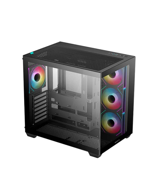 Deep Cool CG530U-4F Mid-Tower ATX Bilgisayar Kasası Siyah - PSU Yok, 2 USB 3.0, 2x 3.5" HDD Yuvası, 7 PCI Yuvası