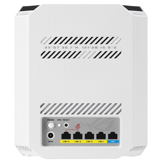 Asus ROG Strix GS-BE7200 Dual-Band WiFi 7 Mesh Gaming Router - 7200 Mbps, 2.5G WAN, 4x 2.5G LAN, USB, WPA3