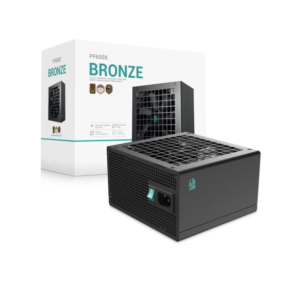 Deep Cool PF650X 650W ATX Güç Kaynağı - 80+ 230V Standart, Aktif PFC, 115-230V, Modüler Kablo Yok, 24 Ay Garanti