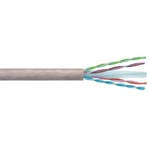 Hcs H06-00402-DP0-FV Network Kablosu - CAT6, 500 Metre, 23 AWG, U/UTP, LSZH (Halojen Free), Gri, 250MHz