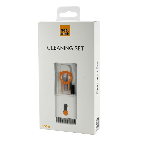 Nettech NT-005 Telefon, PC, Klavye ve Kulaklık Temizleme Aparatı (NT-103769) - Beyaz, Plastik, Su Geçirir