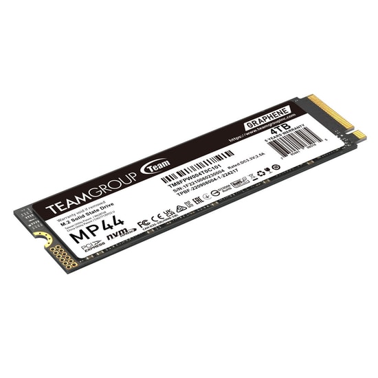 Team MP44 4TB NVMe M.2 SSD (TM8FPW004T0C101) - PCIe Gen4x4, 7400/6900 MB/s Okuma/Yazma, NAND Flash, 3D NAND