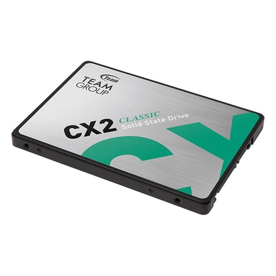 Team T253X6512G0C101 CX2 2.5" SATA 3 SSD Disk - 512GB, 530MB/s Okuma, 470MB/s Yazma, 3D TLC NAND, SLC Önbellek