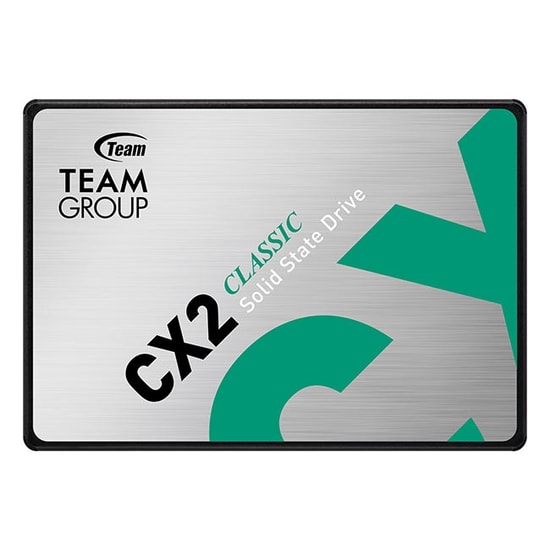 Team CX2 T253X6001T0C101 1TB 2.5" SATA 3 SSD Disk - 540/490 MB/s, 800 TBW, SLC Önbellek, ECC Desteği, Darbe 1.500G