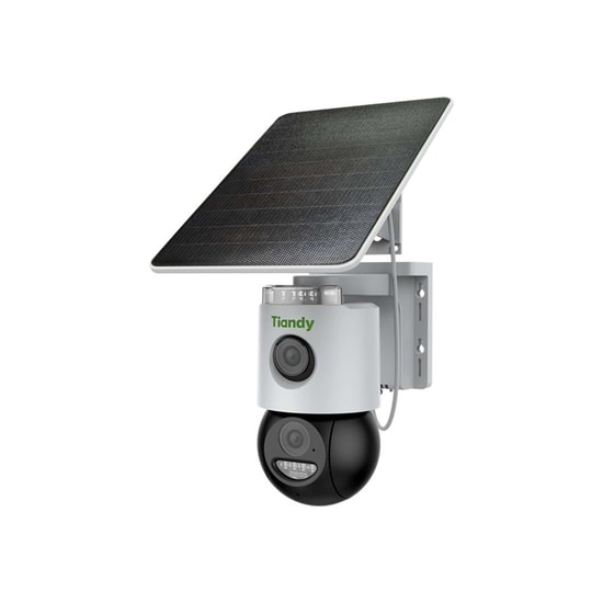 Tiandy TC-H363N SPEC:9DA-4 PT Kamera - 3+3MP, 4mm Lens, 30m Dual Light, 4G Solar Pan/Tilt, İnsan/Araç Algılama, Kişi Tak