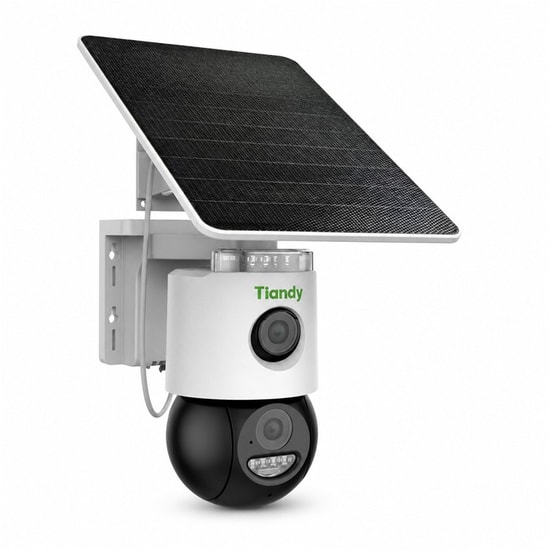 Tiandy TC-H363U SPEC:9DA-4 4G Solar Pan/Tilt Kamera - 3+3MP, 4mm Lens, 30m Dual Light, İnsan/Araç Algılama