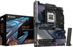Gigabyte X870E-AORUS-MASTER-X3D Anakart - AM5, DDR5, AMD X870E, 8600 MT/s OC, 4x M.2, Wi-Fi 7, USB4, 256 GB