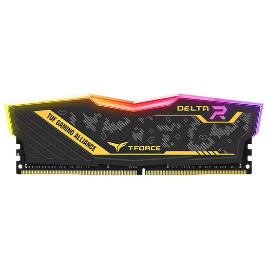 Team T-Force TUF RGB Gaming Alliance DDR4 Gaming RAM (TF9D416G3200HC16CDC01) - 16GB (2x8GB), 3200MHz, CL16
