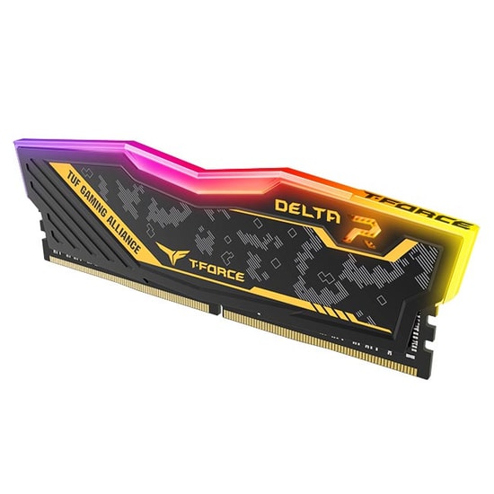 Team T-Force TUF RGB Gaming Alliance DDR4 Gaming RAM (TF9D416G3200HC16CDC01) - 16GB (2x8GB), 3200MHz, CL16