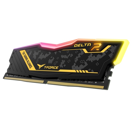 Team T-Force TUF RGB Gaming Alliance DDR4 Gaming RAM (TF9D416G3200HC16CDC01) - 16GB (2x8GB), 3200MHz, CL16