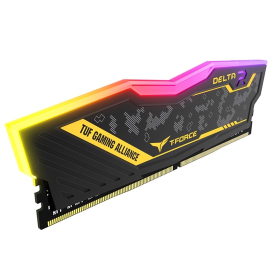 Team T-Force TUF RGB Gaming Alliance DDR4 Gaming RAM (TF9D416G3200HC16CDC01) - 16GB (2x8GB), 3200MHz, CL16