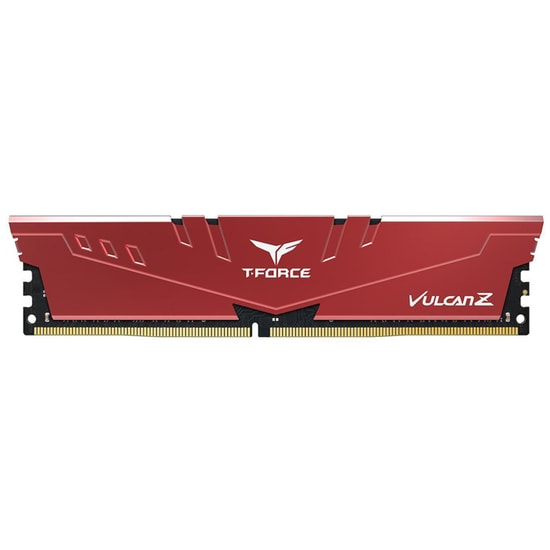 Team T-Force Vulcan Z Red (TLZRD48G3200HC16F01) DDR4 Gaming Ram - 8 GB 1x8 GB, 3200 MHz, CL16, Alüminyum Soğutucu