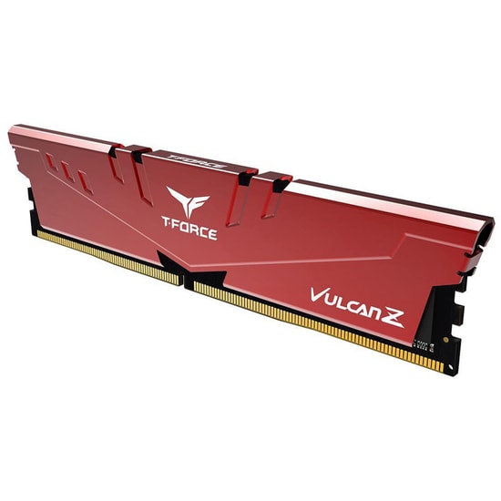 Team T-Force Vulcan Z Red (TLZRD48G3200HC16F01) DDR4 Gaming Ram - 8 GB 1x8 GB, 3200 MHz, CL16, Alüminyum Soğutucu