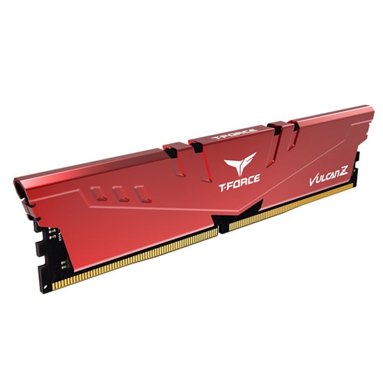 Team T-Force Vulcan Z Red (TLZRD48G3200HC16F01) DDR4 Gaming Ram - 8 GB 1x8 GB, 3200 MHz, CL16, Alüminyum Soğutucu