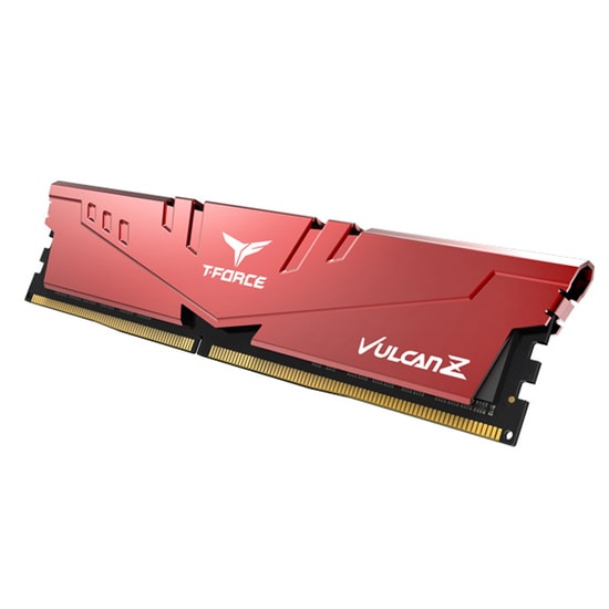 Team T-Force Vulcan Z Red (TLZRD48G3200HC16F01) DDR4 Gaming Ram - 8 GB 1x8 GB, 3200 MHz, CL16, Alüminyum Soğutucu
