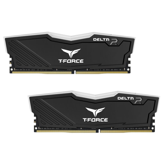 Team T-Force Delta RGB Black DDR4 Gaming RAM (TF3D416G3600HC18JDC01) - 16 GB (2x8 GB) Kit, 3600 MHz, CL18, Soğutuculu