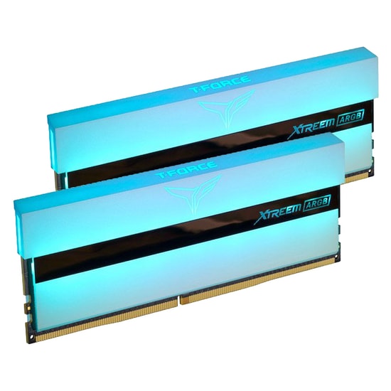 Team T-FORCE XTREEM ARGB White DDR4 Gaming RAM (TF13D416G3600HC18JDC01) - 16 GB (2x8 GB), 3600 MHz, CL18, 1.35V