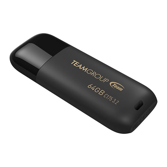 Team C175 64GB Flash Bellek (TC175364GB01) - USB 3.2 Gen 1, USB Type-A, NAND, 100 MB/s Okuma, 9 gr Ağırlık