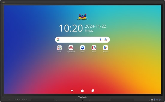 ViewSonic IFP8641-1-1C 86 İnç İnteraktif Ekran Monitör - 4K, EDLA Sertifikalı, 3840x2160, 400 Nits, 128GB