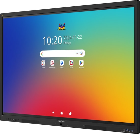 ViewSonic IFP8641-1-1C 86 İnç İnteraktif Ekran Monitör - 4K, EDLA Sertifikalı, 3840x2160, 400 Nits, 128GB