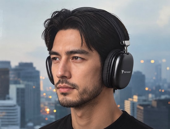 Teknonet TN-BTH04 NT-117098 Kulak Üstü Kulaklık Siyah - Kablosuz, Bluetooth, Mikrofonlu, Stereo, FM Radyo