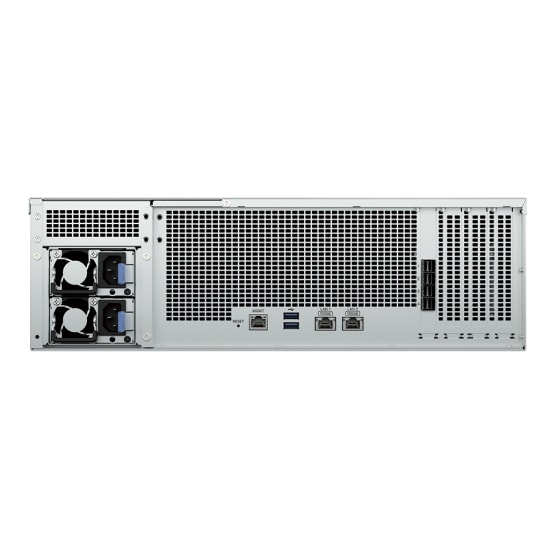 Synology RS6426XSPLUS Rack Tipi NAS Depolama Ünitesi - 16 Disk Yuvası, Intel Xeon D-1739, 16GB DDR4 ECC Bellek