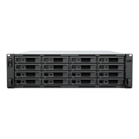Synology RS6426XSPLUS Rack Tipi NAS Depolama Ünitesi - 16 Disk Yuvası, Intel Xeon D-1739, 16GB DDR4 ECC Bellek