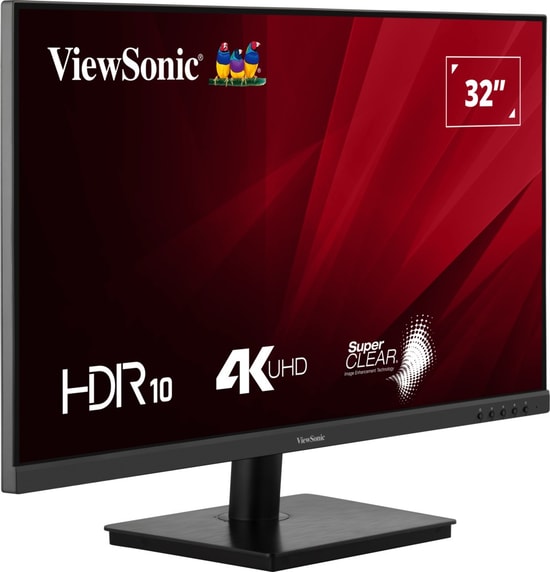 ViewSonic VA3208-4K-HD Monitör - 31,5 İnç VA 4K 3840x2160, 60Hz, 4ms, 300 nit, HDMI, DisplayPort, 16:9, VESA