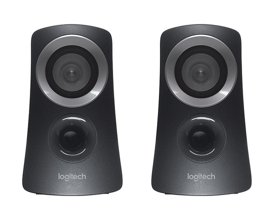 Logitech Z313 25W 2+1 Multimedia Siyah Hoparlör (980-000413) - 15W Subwoofer, 2 Adet 10W Kablolu Uydu, Kumandalı, AUX