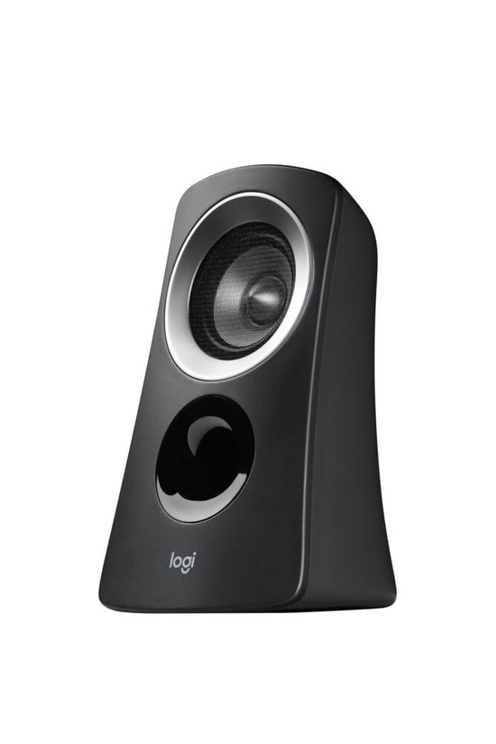 Logitech Z313 25W 2+1 Multimedia Siyah Hoparlör (980-000413) - 15W Subwoofer, 2 Adet 10W Kablolu Uydu, Kumandalı, AUX